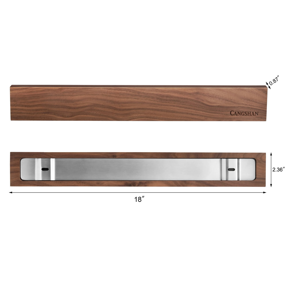 
                  
                    Load image into Gallery viewer, 18-Inch Magnetic Knife Bar, Walnut, 10300954
                  
                