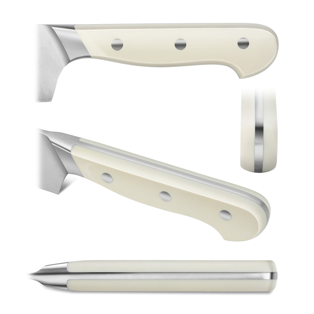 
                  
                    Load image into Gallery viewer, APERTIVO Series 8-Piece Knife Block Set German Steel, Bamboo Block (White), 1026849
                  
                