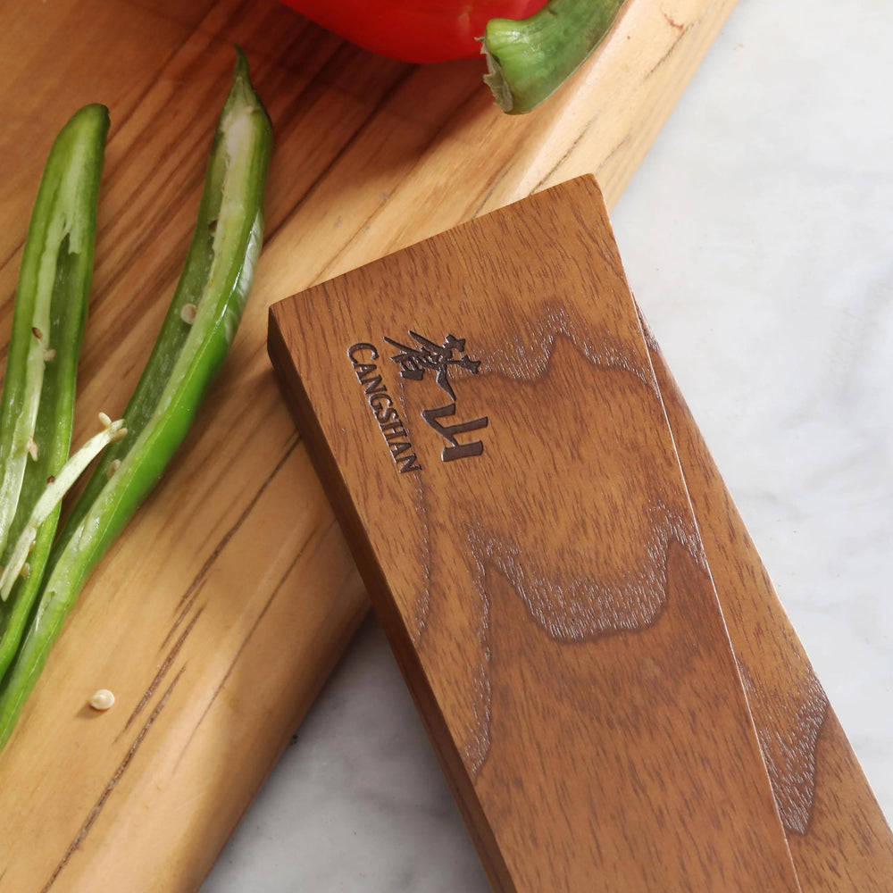 
                  
                    Load image into Gallery viewer, Ash Wood Magnetic Knife Sheath for 6&amp;quot; Chef&amp;#39;s/6&amp;quot; Boning/5&amp;quot; Santoku/5&amp;quot; Nakiri, 503954
                  
                