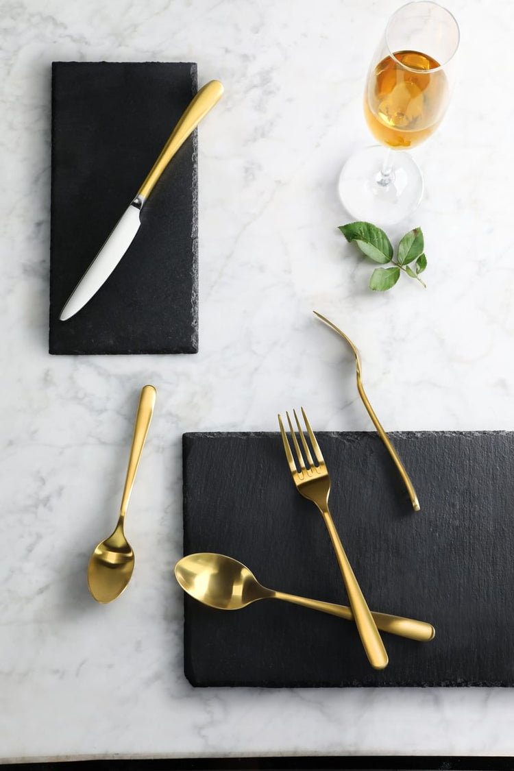 RAIN II Series 20-Piece Forged Flatware Set, Stainless Steel 18/10