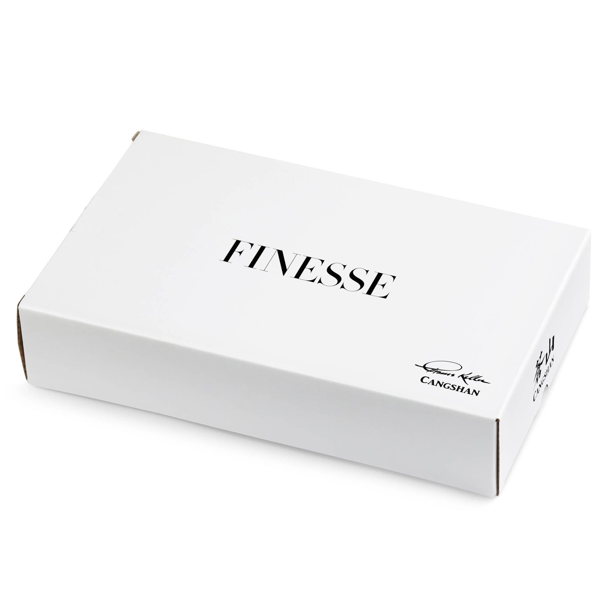 White rectangular box with 