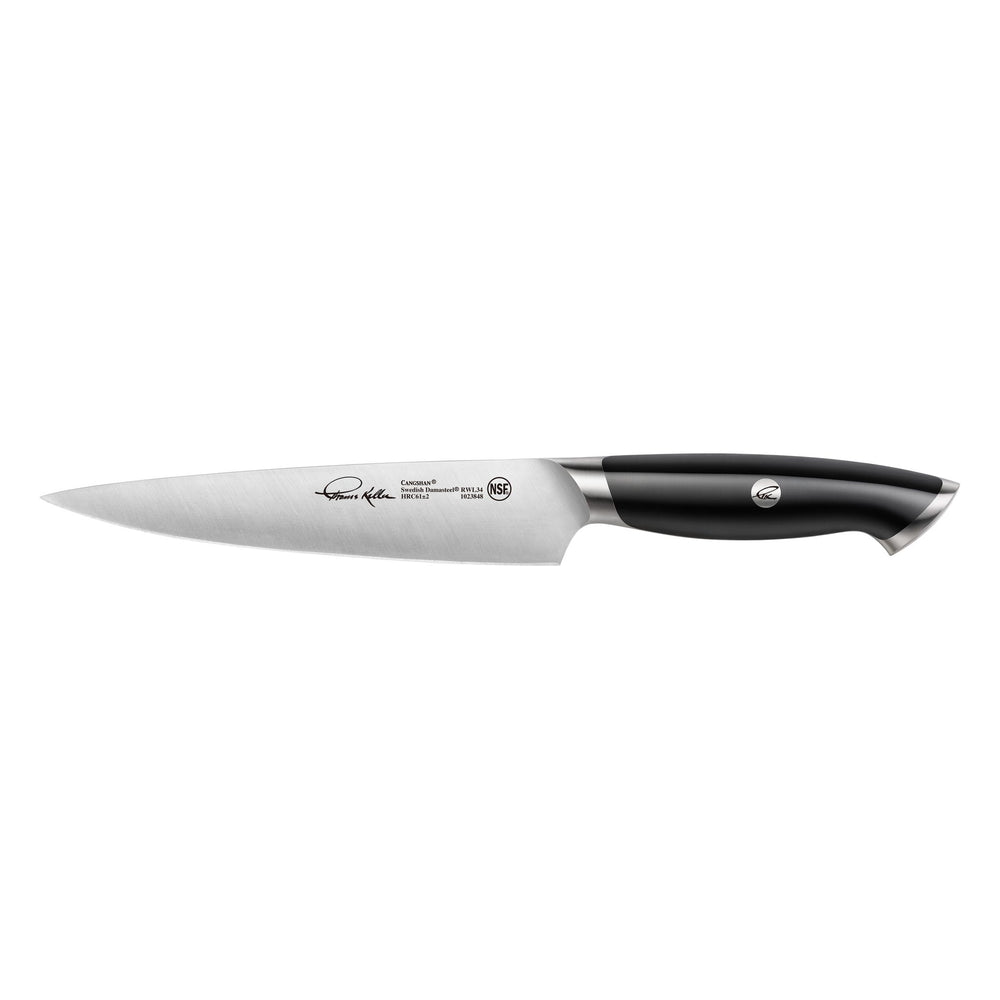 
                  
                    Load image into Gallery viewer, TKSC 7-Inch Utility Knife, Forged Swedish Powder Steel, Thomas Keller Signature Collection, 1023848
                  
                