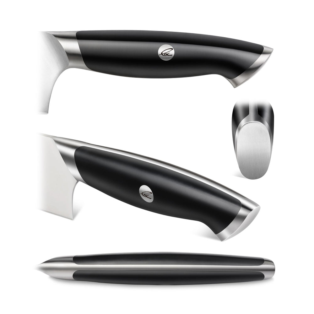 
                  
                    Load image into Gallery viewer, TKSC 7-Piece Knife Block Set with 8 Spare Slots, Forged Swedish Powder Steel, Thomas Keller Signature Collection
                  
                