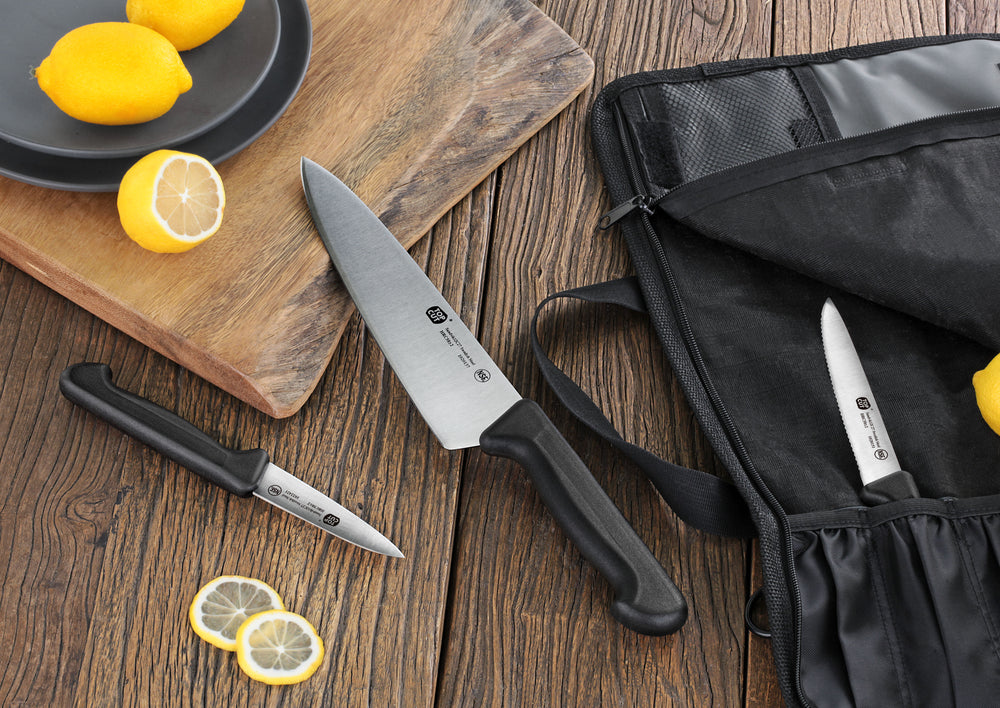 
                  
                    Load image into Gallery viewer, Top Cut P2 Series 4-Piece Starter Knife Bag Set, Swedish 12C27 Steel, 1020113
                  
                