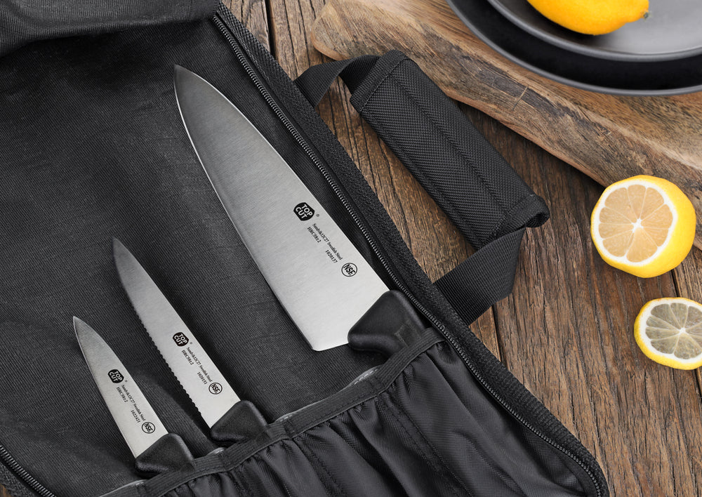 
                  
                    Load image into Gallery viewer, Top Cut P2 Series 4-Piece Starter Knife Bag Set, Swedish 12C27 Steel, 1020113
                  
                