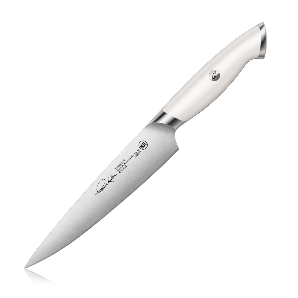 
                  
                    Load image into Gallery viewer, TKSC 7-Inch Utility Knife, Forged Swedish Powder Steel, Thomas Keller Signature Collection, 1023848
                  
                